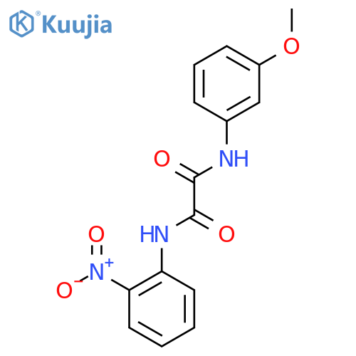 N'-(3-methoxyphenyl)-N-(2-nitrophenyl)ethanediamide structure