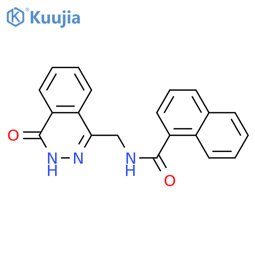 N-(4-oxo-3,4-dihydrophthalazin-1-yl)methylnaphthalene-1-carboxamide structure