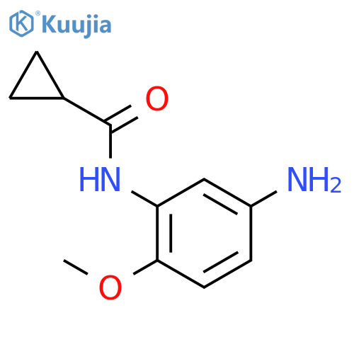 N-(5-Amino-2-methoxyphenyl)cyclopropanecarboxamide structure