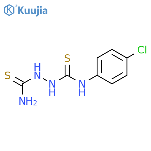 1,2-Hydrazinedicarbothioamide, N-(4-chlorophenyl)- structure
