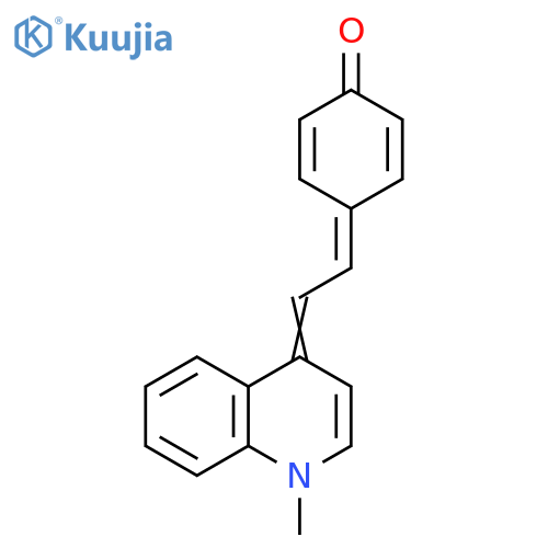 2,5-Cyclohexadien-1-one,4-[(1-methyl-4(1H)-quinolinylidene)ethylidene]- structure
