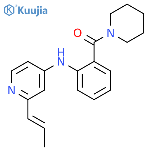 PIPERIDINE, 1-[2-(2-PROPENYL-4-PYRIDINYLAMINO)BENZOYL]- structure