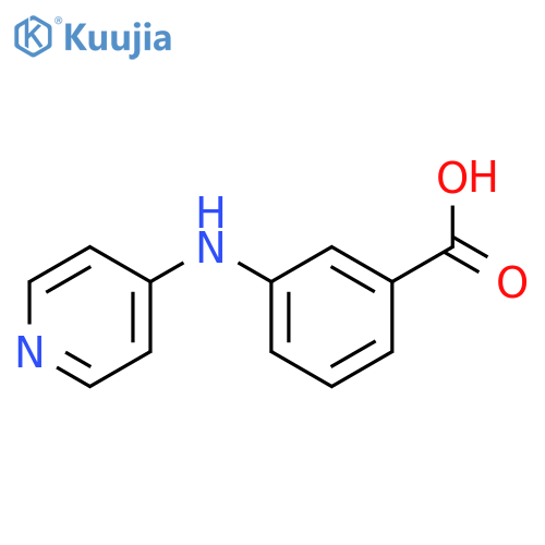 3-(pyridin-4-yl)aminobenzoic Acid structure