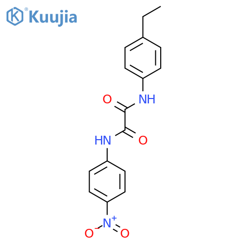 N'-(4-ethylphenyl)-N-(4-nitrophenyl)ethanediamide structure
