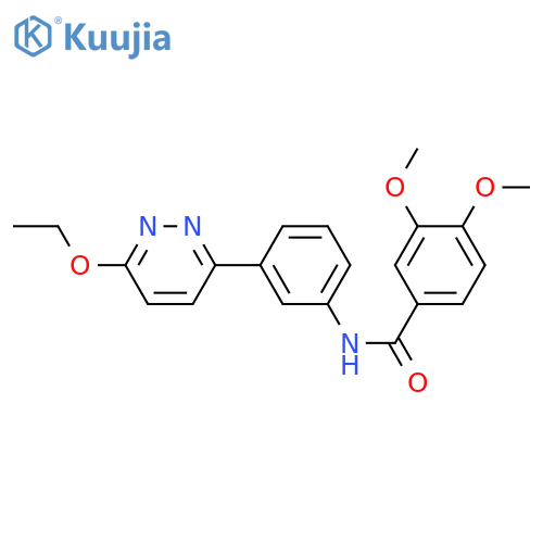 N-3-(6-ethoxypyridazin-3-yl)phenyl-3,4-dimethoxybenzamide structure