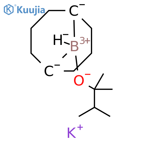 Potassium 9-(2,3-dimethyl-2-butoxy)-9-boratabicyclo[3.3.l]nonane structure