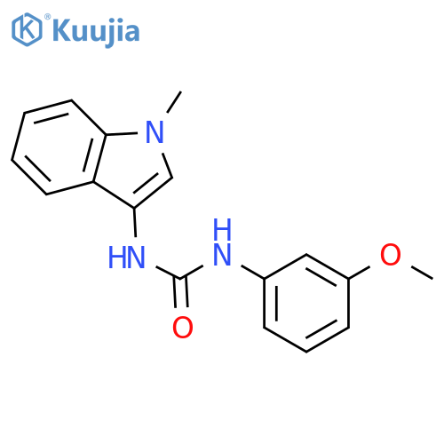 1-(3-methoxyphenyl)-3-(1-methyl-1H-indol-3-yl)urea structure