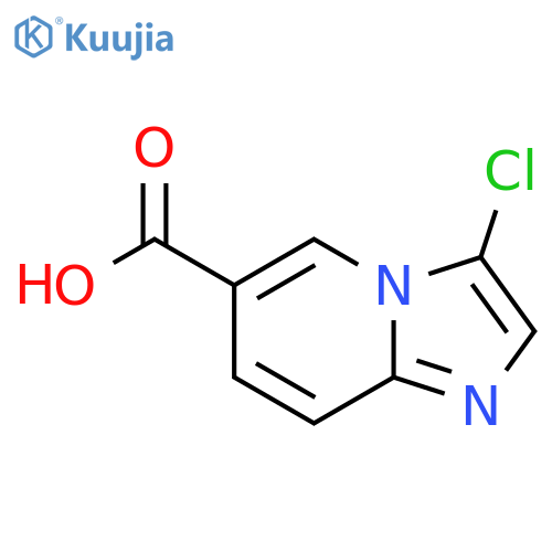 3-Chloroimidazo[1,2-a]pyridine-6-carboxylic acid structure