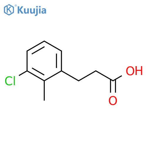3-(5-chloro-2-methylphenyl)propanoic acid structure