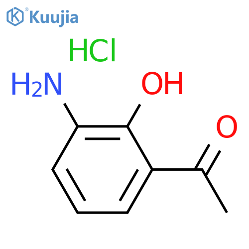 3'-Amino-2'-hydroxyacetophenone hydrochloride structure
