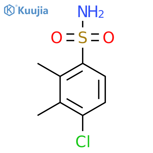 4-chloro-2,3-dimethylbenzene-1-sulfonamide structure