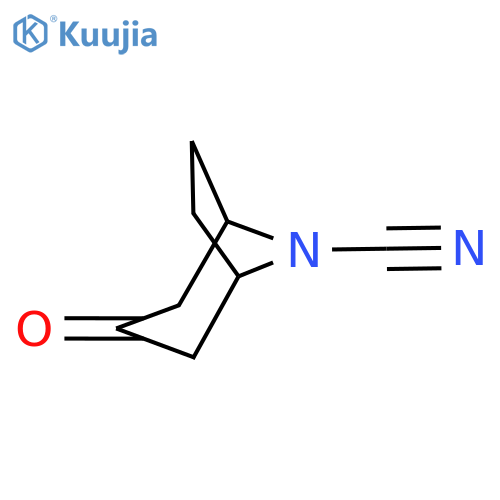 3-oxo-8-azabicyclo3.2.1octane-8-carbonitrile structure