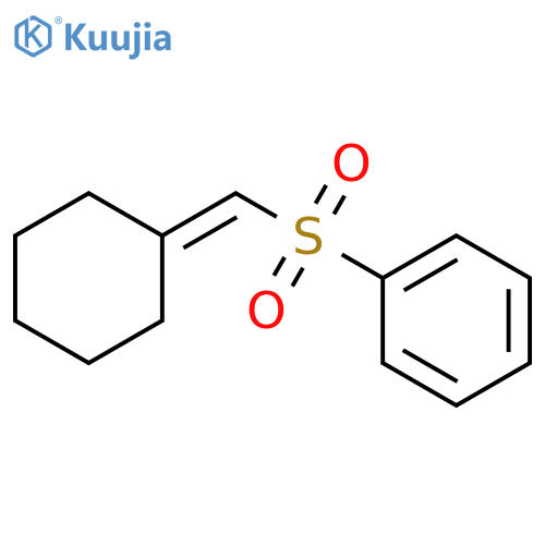 Benzene, [(cyclohexylidenemethyl)sulfonyl]- structure