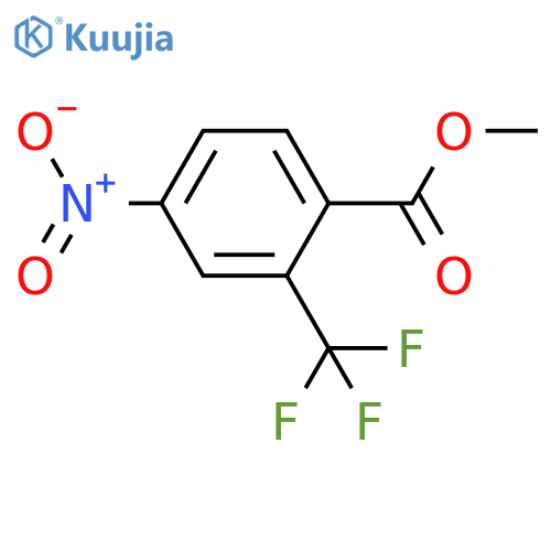 Methyl 4-nitro-2-(trifluoromethyl)benzoate structure