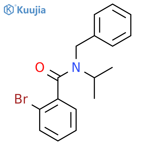 Benzamide, 2-bromo-N-(1-methylethyl)-N-(phenylmethyl)- structure