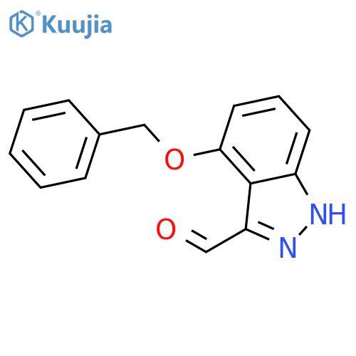 4-Benzyloxyindazole-3-carboxaldehyde structure