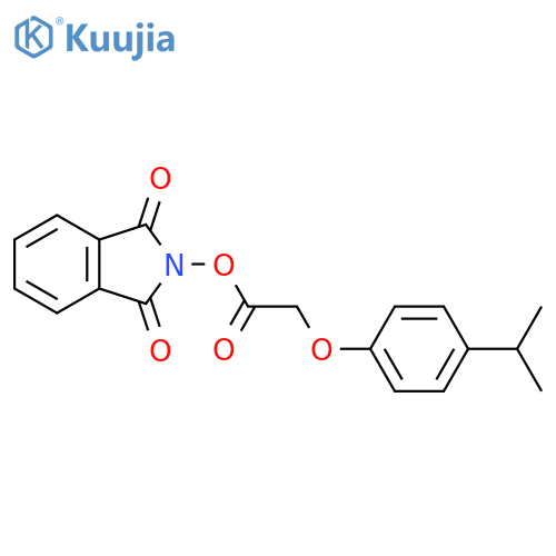 1,3-dioxo-2,3-dihydro-1H-isoindol-2-yl 2-4-(propan-2-yl)phenoxyacetate structure