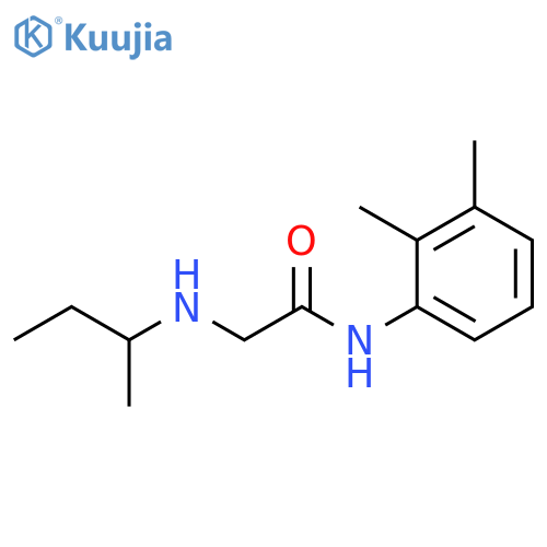 Acetamide, N-(2,3-dimethylphenyl)-2-[(1-methylpropyl)amino]- structure