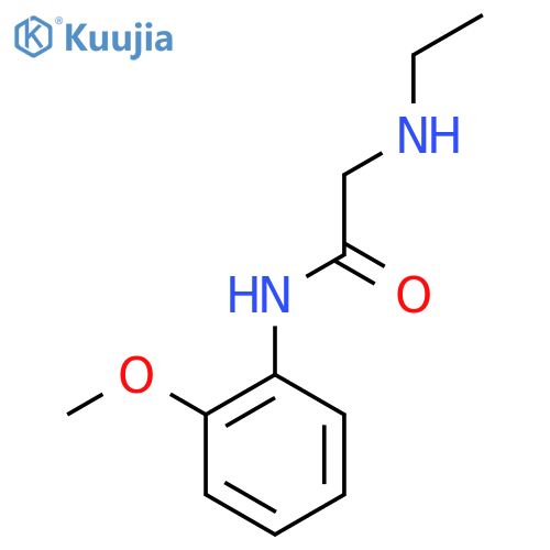2-(ethylamino)-N-(2-methoxyphenyl)acetamide structure