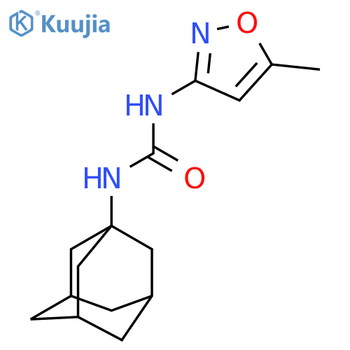 1-(adamantan-1-yl)-3-(5-methyl-1,2-oxazol-3-yl)urea structure