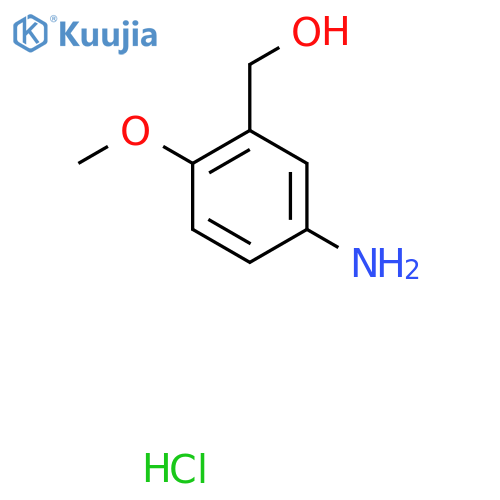 (5-amino-2-methoxyphenyl)methanol hydrochloride structure