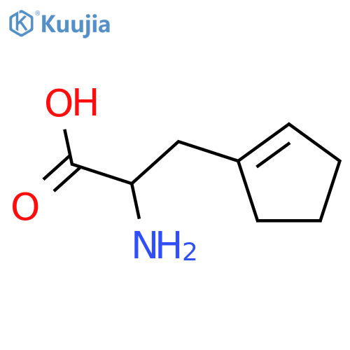 2-amino-3-(cyclopent-1-en-1-yl)propanoic acid structure