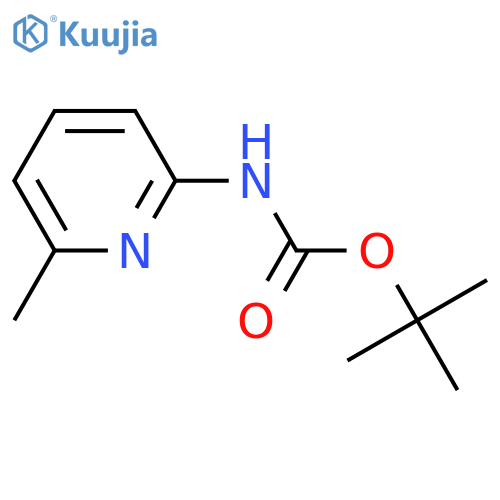 tert-Butyl (6-methylpyridin-2-yl)carbamate structure