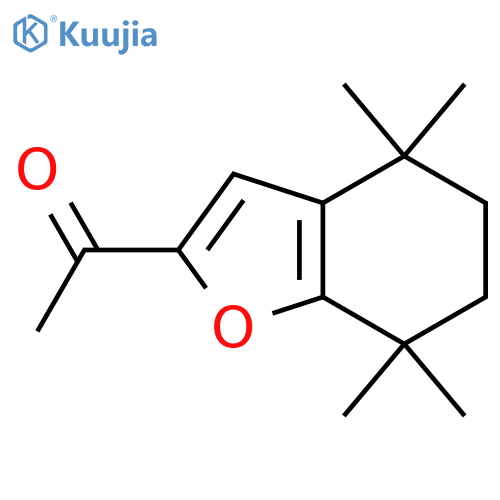 Ethanone, 1-(4,5,6,7-tetrahydro-4,4,7,7-tetramethyl-2-benzofuranyl)- structure