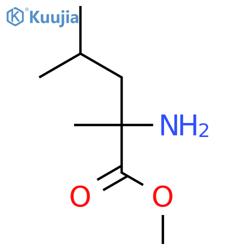 Leucine, 2-methyl-,methyl ester structure