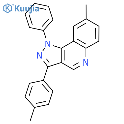 8-methyl-3-(4-methylphenyl)-1-phenyl-1H-pyrazolo4,3-cquinoline structure
