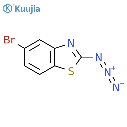 2-Azido-5-bromo-1,3-benzothiazole structure