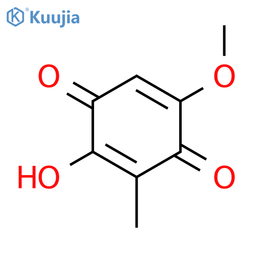 2-hydroxy-5-methoxy-3-methyl-p-benzoquinone structure