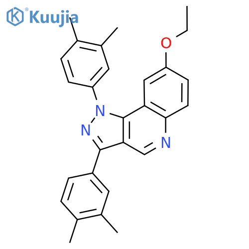 1,3-bis(3,4-dimethylphenyl)-8-ethoxy-1H-pyrazolo4,3-cquinoline structure