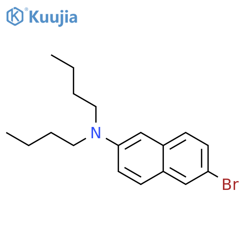 6-Bromo-N,N-dibutyl-2-naphthalenamine structure