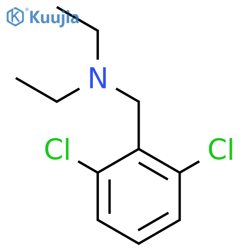 BENZENEMETHANAMINE, 2,6-DICHLORO-N,N-DIETHYL- structure