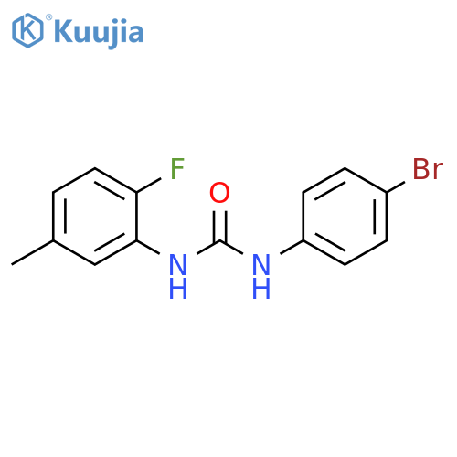 N-(4-Bromophenyl)-N′-(2-fluoro-5-methylphenyl)urea structure