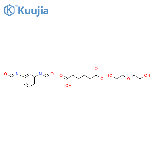 Toluenediisocyanate, diethylene glycol, adipic acid polymer structure