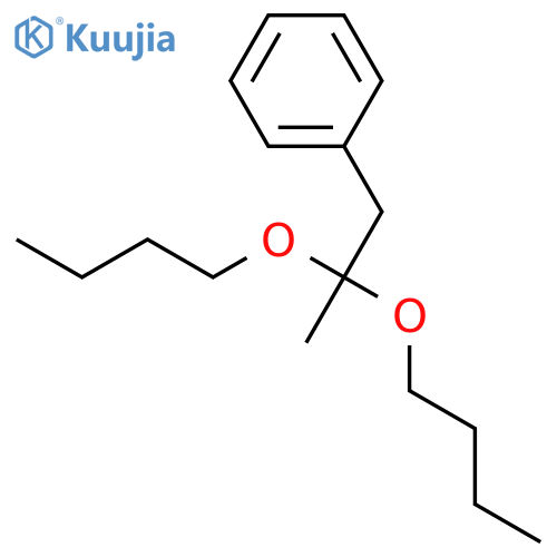 Benzene, (2,2-dibutoxypropyl)- structure
