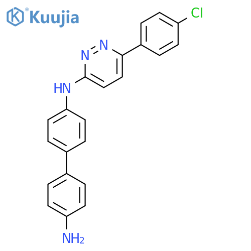 3-Benzidino-6-(4-chlorophenyl)pyridazine structure