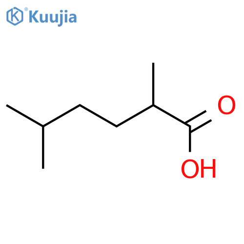 2,5-dimethylhexanoic acid structure