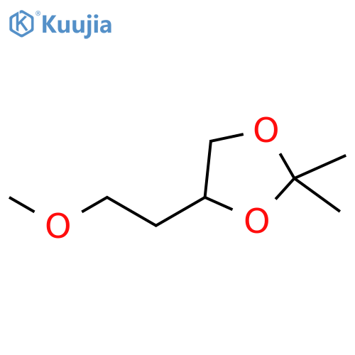 1,3-Dioxolane, 4-(2-methoxyethyl)-2,2-dimethyl- structure