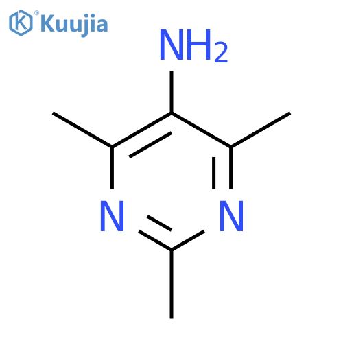 5-Pyrimidinamine,2,4,6-trimethyl- structure