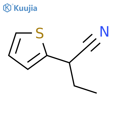 2-Thiopheneacetonitrile, α-ethyl- structure
