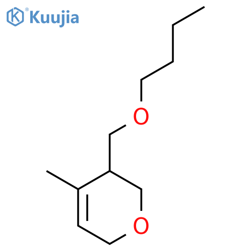 2H-Pyran, 3-(butoxymethyl)-3,6-dihydro-4-methyl- structure