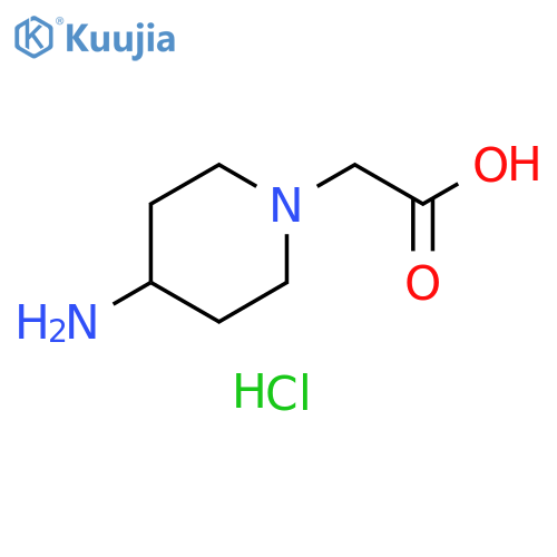 (4-Aminopiperidin-1-yl)acetic Acid structure