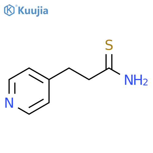 3-(pyridin-4-yl)propanethioamide structure