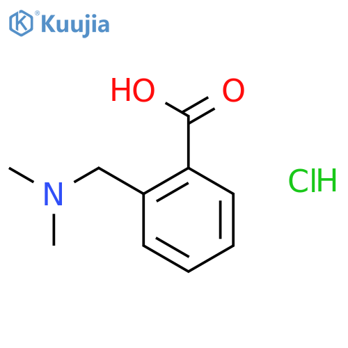 Benzoic acid, 2-[(dimethylamino)methyl]-, hydrochloride structure