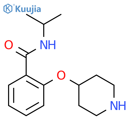 N-Isopropyl-2-(piperidin-4-yloxy)-benzamide structure
