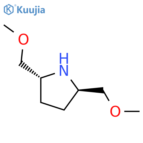 (2R,5R)-2,5-bis(methoxymethyl)pyrrolidine structure