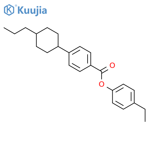 4-Ethylphenyl 4-(trans-4-propylcyclohexyl)benzoate structure